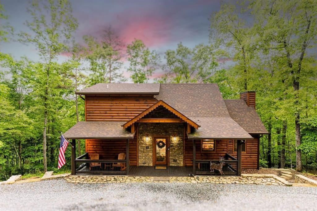 Luxe Family Cabin 8 Min To Downtown Blue Ridge Exterior photo
